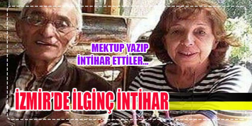 Yaşlı çift intihar mektubu yazıp hayatlarına son verdi