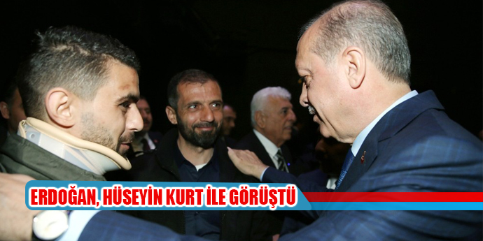 Cumhurbaşkanı Erdoğan, Hüseyin Kurt ile görüştü