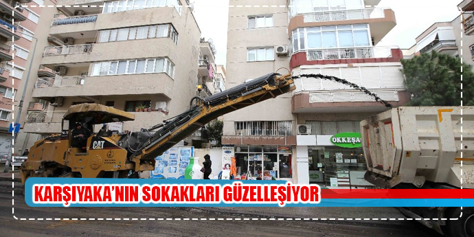 Karşıyaka’nın sokakları güzelleşiyor