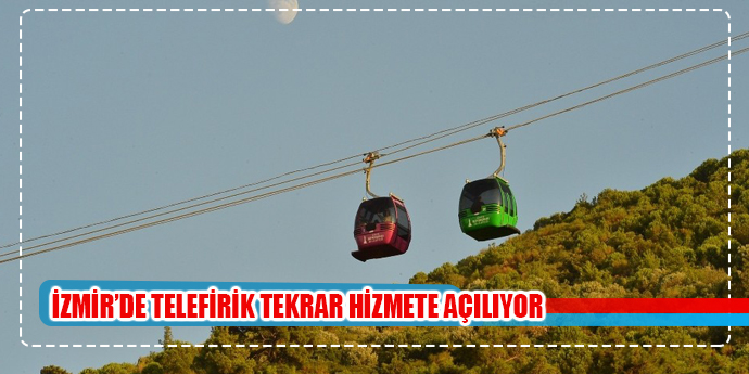 Teleferiğin bakımı tamamlandı, tekrar hizmete açılıyor