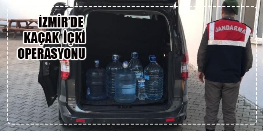 İzmir’de kaçak içki operasyonu: 3 gözaltı