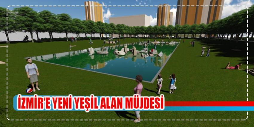 İzmir’in göbeğine doğadan bir parça kuruluyor