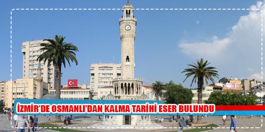 İzmir’de Osmanlı dönemine ait tarihi eser ele geçirildi
