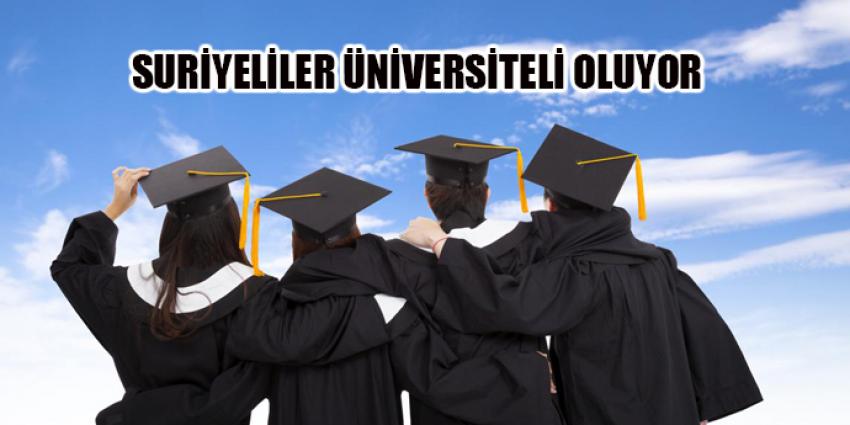 Suriyeliler üniversitelerin boş kontenjanlarına alınacak...