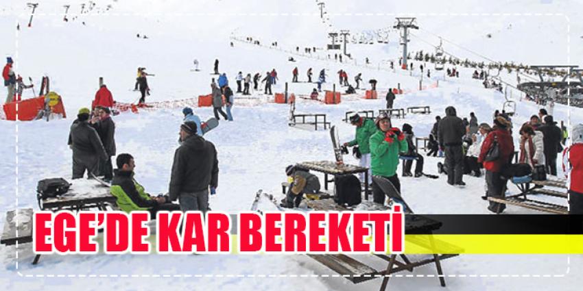 BOZDAĞ'DA YARI YIL YOĞUNLUĞU