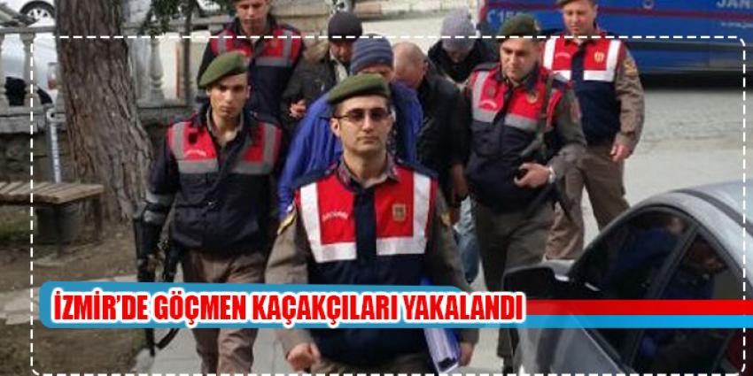 İzmir’de göçmen kaçakçısı 7 kişi yakalandı