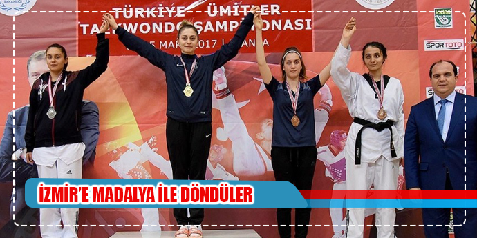 İzmir’e 6 madalya ile döndüler