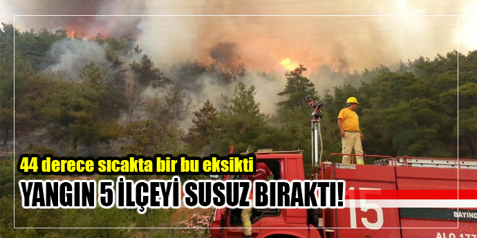 5 ilçede sular kesildi, elektrik de verilemiyor