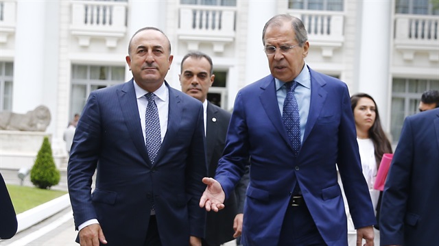 ÇAVUŞOĞLU MOSKOVA'DA AÇIKLAMA YAPIYOR!