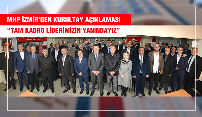 İZMİR'DEN BAHÇELİ'YE TAM DESTEK