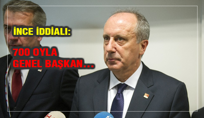 CHP’li İnce çok iddialı konuştu