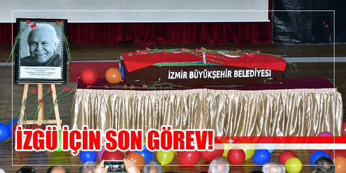 Yazar Muzaffer İzgü için tören düzenlendi