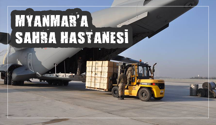 TÜRKİYE'DEN MYANMAR'A SAHRA HASTANESİ