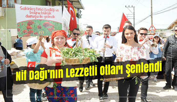 Nif Dağı’nın lezzetli otları şenlendi