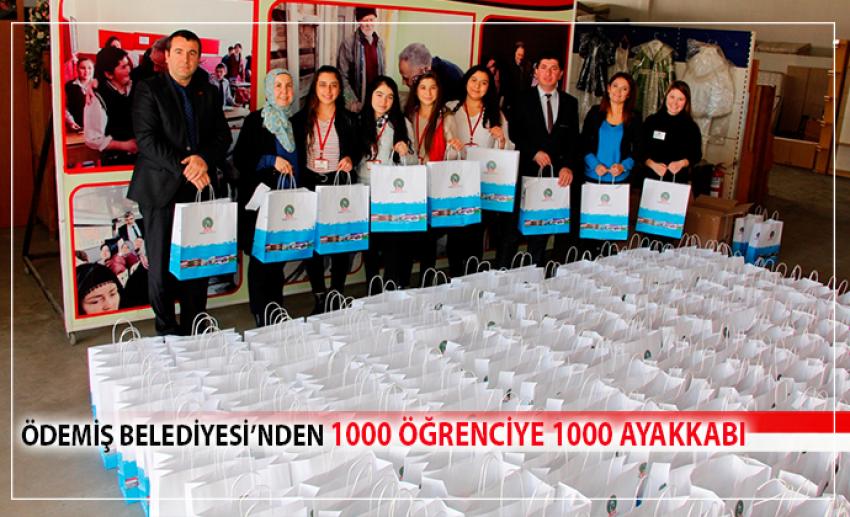 Ödemiş Belediyesi’nden 1000 Öğrenciye 1000 Ayakkabı