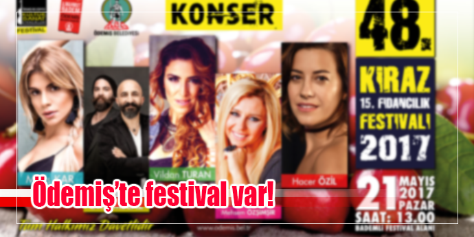 Kiraz Festivali Pazar günü yapılacak