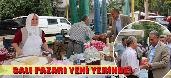 SALI PAZARI YENİ YERİNDE!
