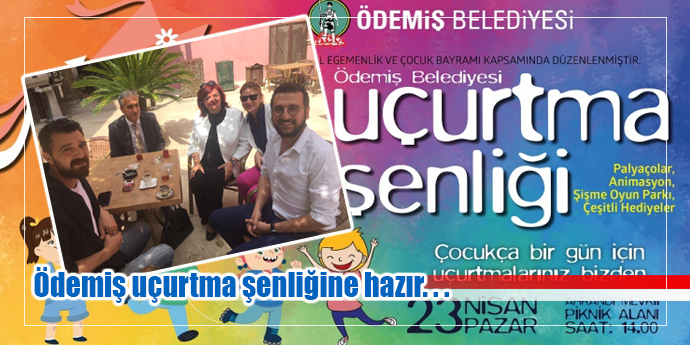 Ödemiş Belediyesi 3. Uçurtma Şenliği Pazar günü yapılacak