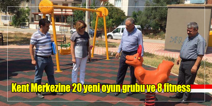 Kent Merkezine 20 yeni oyun grubu ve 8 fitness geliyor