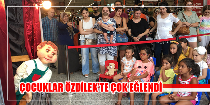 Kukla Tiyatrosu Çocuklarla Özdilek’te Buluştu