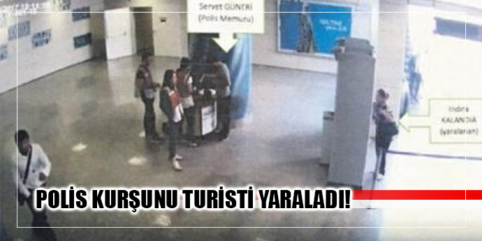 Marmarayʹda polisin silahın tutukluk yaptı mermi yolcuya geldi