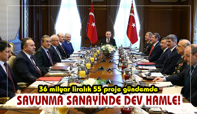 Savunma Sanayi İcra Komitesi 55 projeyi görüştü