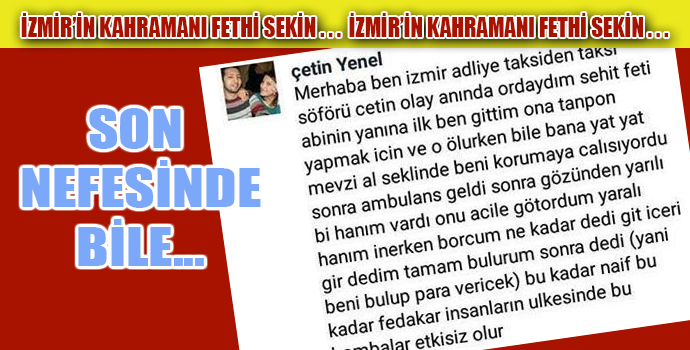 KENDİSİNİ DEĞİL VATANDAŞI KORUMAYA ÇALIŞTI!