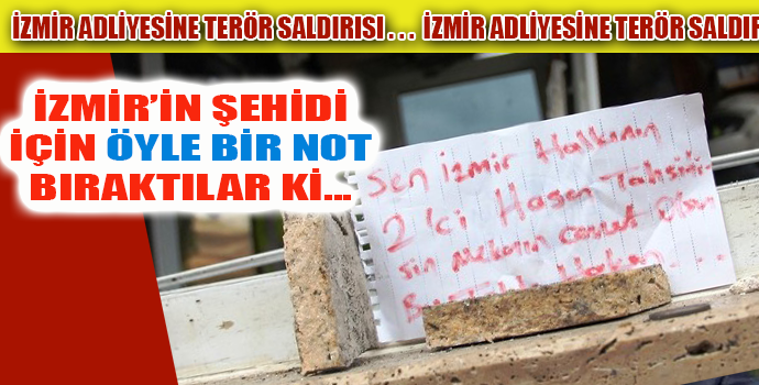 ÖYLE BİR NOT BIRAKTILAR Kİ!