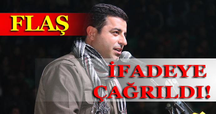 SON DAKİKA! DEMİRTAŞ'A SORUŞTURMA!