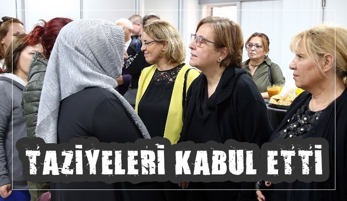 Başkan Pekdaş taziyeleri kabul etti