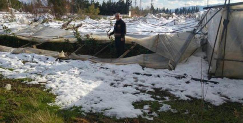 SERALARI EGE'DE KAR VURDU