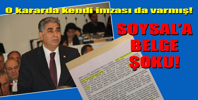 SOYSAL’A BELGE ŞOKU!