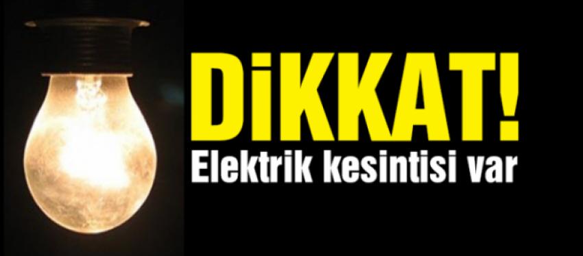 İZMİR'DE ELEKTRİK KESİNTİSİ.. İŞTE İLÇELER