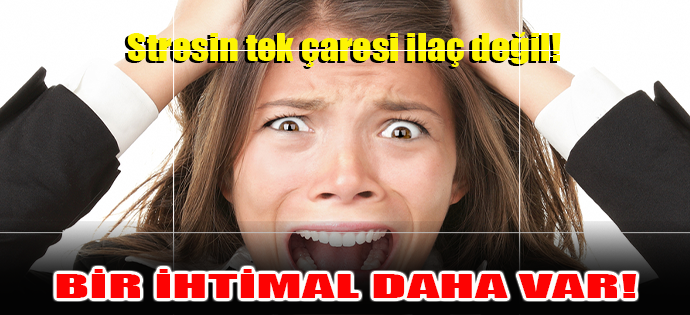 STRESLE BAŞA ÇIKMANIN BİR YOLU DAHA VAR!