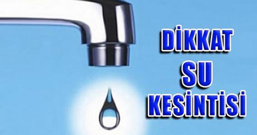 BORNOVA'NIN 3 MAHALLESİNDE SU KESİNTİSİ