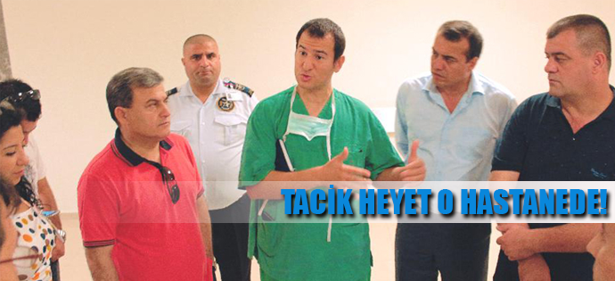 13 KİŞİLİK TACİKİSTAN HEYETİ HASTANE ZİYARET ETTİ