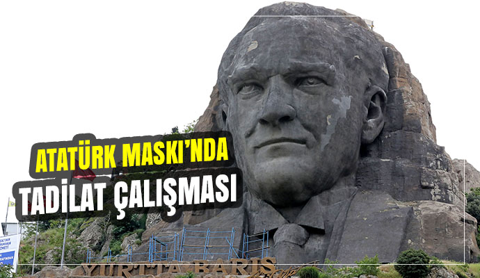 BUCA BELEDİYESİ, ATATÜRK MASKI’NDA TADİLAT ÇALIŞMASI BAŞLATTI