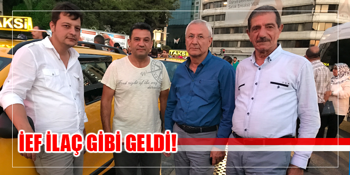 İEF TAKSİCİLERİN YÜZÜNÜ GÜLDÜRDÜ