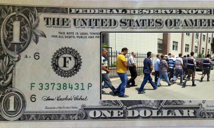 DERNEK BASKININDA F SERİSİ DOLARLAR ÇIKTI
