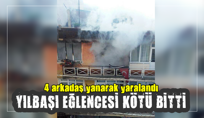 Yılbaşı eğlencesi kötü bitti: 4 yaralı