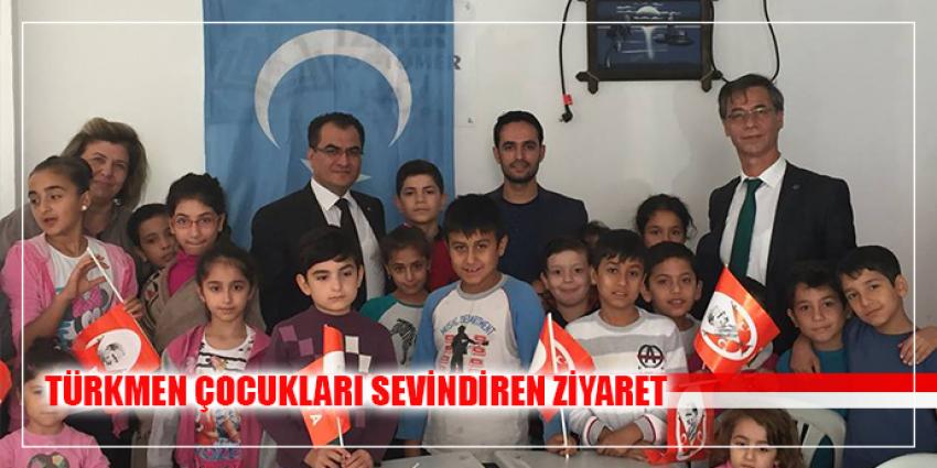 TÜRKMEN ÇOCUKLARI SEVİNDİREN ZİYARET