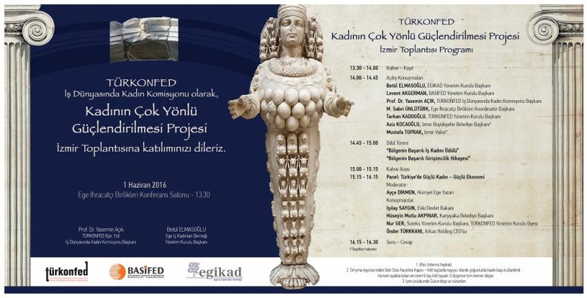 PATRONLAR İZMİR'DE KADINLAR İÇİN TOPLANACAK