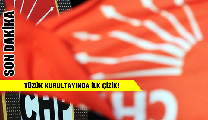 KURULTAYDA O MADDE ÇİZİK YEDİ!