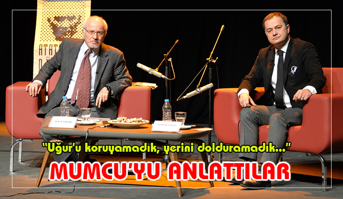 HALUK ŞAHİN VE GÖKMEN ULU BERGAMA'DA MUMCU'YU ANLATTI
