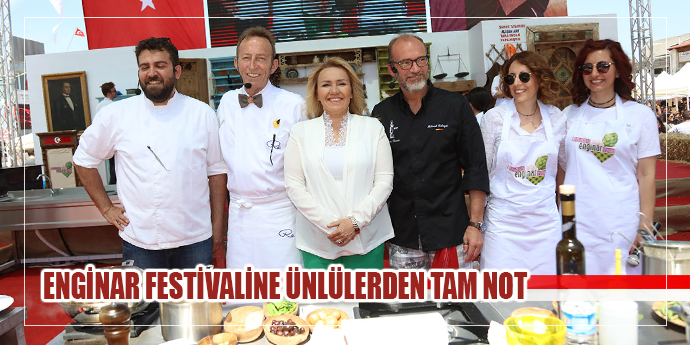 ENGİNAR FESTİVALİNE ÜNLÜLERDEN TAM NOT