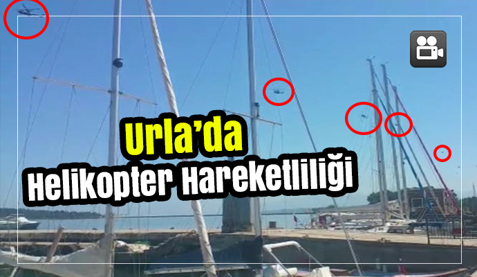 İzmir'de peş peşe havalanan helikopterler panik yarattı