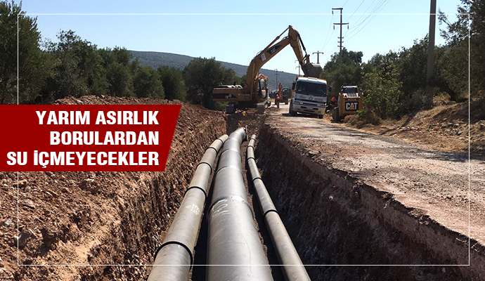 Yarım asırlık borular yenilenecek