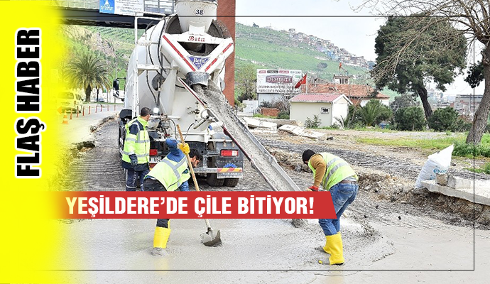 Yeşildere’de hat yenilendi, asfaltlama başlıyor