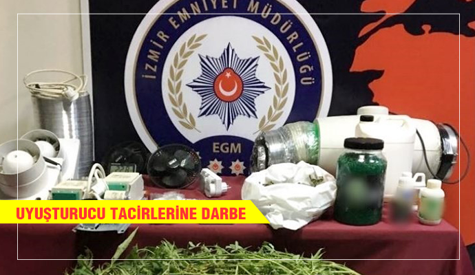 İzmir’de 10 zehir taciri tutuklandı
