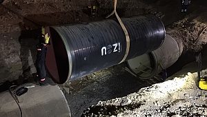 2.20'lik içme suyu hattına 60 saatlik zorunlu müdahale